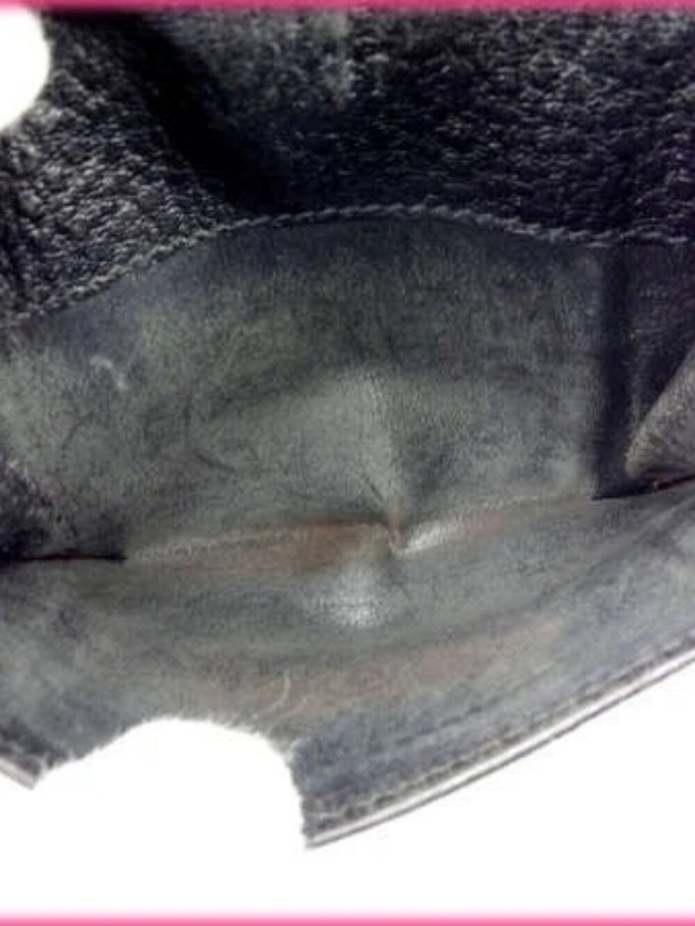 GUCCI Bifold Wallet Black x Gold Women Authentic secondhand - Picture 5 of 7